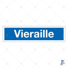 Huomiokyltti vieraille 200 x 50 mm