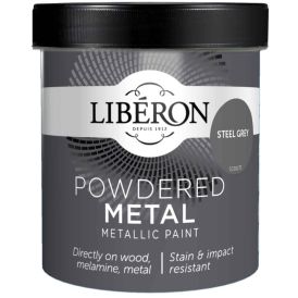 Metalliefektimaali Libéron Steel Grey 500 ml