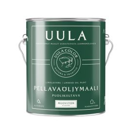 Pellavaöljymaali Uula Puolikiiltävä Valkoinen