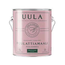 Puulattiamaali Uula Valkoinen Puolihimmeä 2,7 l