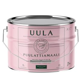 Puulattiamaali Uula Puolikiiltävä valkoinen 9 l