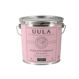 Puulattiamaali Uula Puolikiiltävä valkoinen 2,7 l