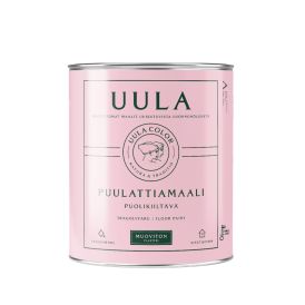 Puulattiamaali Uula Puolikiiltävä valkoinen 0,9 l