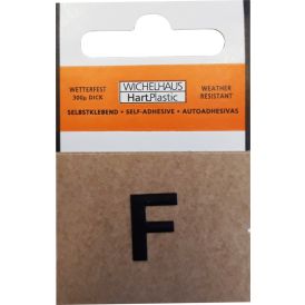 Kirjain Wichelhaus HartPlastic Musta 15 mm F