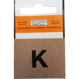 Kirjain Wichelhaus HartPlastic Musta 15 mm K