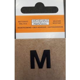 Kirjain Wichelhaus HartPlastic Musta 15 mm M