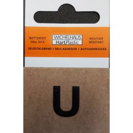 Kirjain Wichelhaus HartPlastic Musta 15 mm
