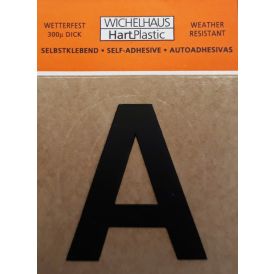 Kirjain Wichelhaus HartPlastic Musta 30 mm A