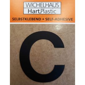 Kirjain Wichelhaus HartPlastic Musta 30 mm C