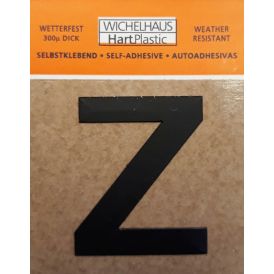 Kirjain Wichelhaus HartPlastic Musta 30 mm Z