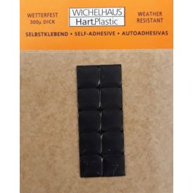 Merkki Wichelhaus HartPlastic Musta 30 mm Piste 10 kpl/pkt