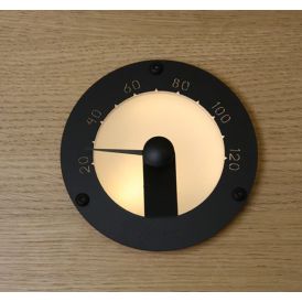 Valokuitukaluste Lämpömittari Cariitti Musta 12 cm
