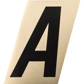 Kirjain Metl-Stik Kulta/Musta 1,5 cm A
