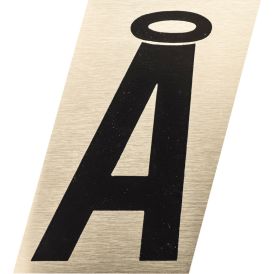 Kirjain Metl-Stik Kulta/Musta 1,5 cm Å