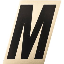 Kirjain Metl-Stik Kulta/Musta 2,5 cm M