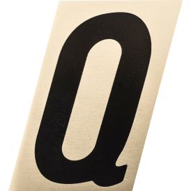 Kirjain Metl-Stik Kulta/Musta 2,5 cm Q