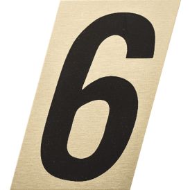 Numero Metl-Stik Kulta/Musta 3,5 cm 6
