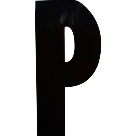 Kirjain Klassen Musta 8,3 cm P