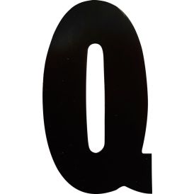 Kirjain Klassen Musta 8,3 cm Q