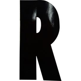 Kirjain Klassen Musta 8,3 cm R