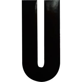 Kirjain Klassen Musta 8,3 cm U