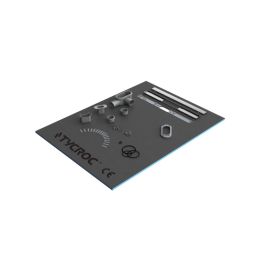 Suihkuallas + lineaarinen lattiakaivo Tycroc STL150 1500 x 1000 x 30 mm