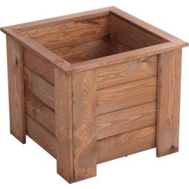 Kukkalaatikko 43 x  49 x 49 xcm ruskea
