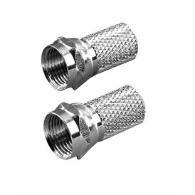 Antenniliitin F-uros 7mm Vivanco 2 kpl