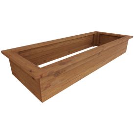 Kasvatuslaatikko 200 x 80 x 32 cm ruskea