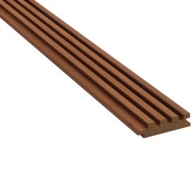 Saunapaneeli Thermory KYTE-S lämpökäsitelty leppä tumma 15 x 60 x 2100 mm