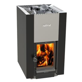 Puukiuas Harvia 22 GreenFlame musta