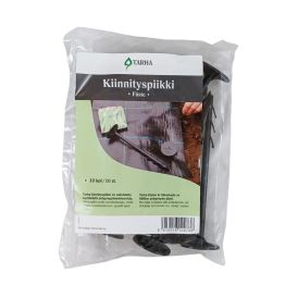 Kiinnityspiikki Tarha musta Ø 5 x 20 cm 10 kpl/pss