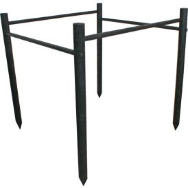 Pensastuki 80 x 80 x 80 cm musta