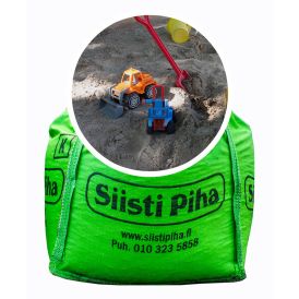 Hiekkalaatikkohiekka Siisti Piha 0 - 4 mm Suursäkki 1000 kg