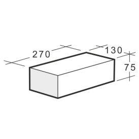 Väliseinätiili Kahi NKH 270 x 130 x 75 mm
