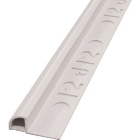Laattalista Dione 250 cm pvc 12 mm valkoinen