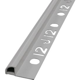 Laattalista Dione 250 cm pvc 12 mm harmaa