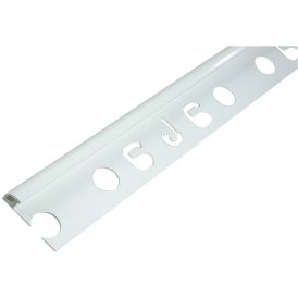 Laattalista Dione 250 cm pvc 6 mm maalarinvalkoinen
