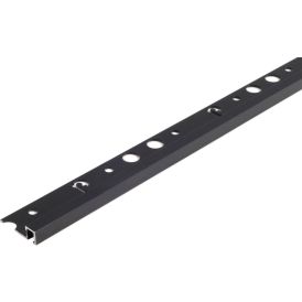 Laattalista Dione 250 cm alumiini 10 mm; musta