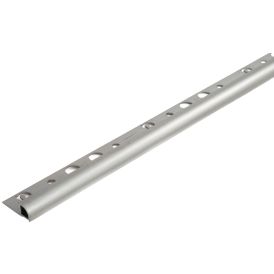 Laattalista Dione 250 cm alumiini 10 mm nordic graphite