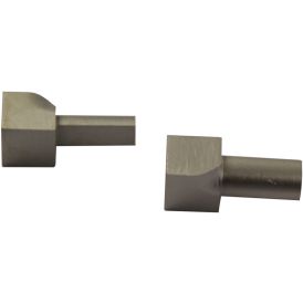 Laattalistan sisäkulma Dione 10 mm hopea-anodisoitu 2 kpl