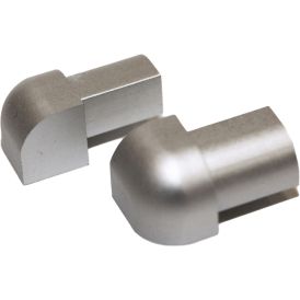 Laattalistan ulkokulma Dione 12 mm hopea-anodisoitu 2 kpl