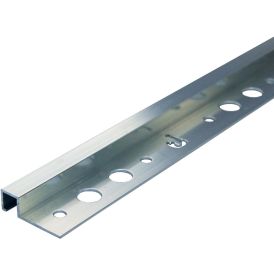 Laattalista Dione 250 cm alumiini 12 mm neliö hopea