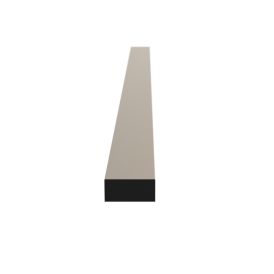 Päätylista Nordium suora greige 12 x 30 x 2600 mm
