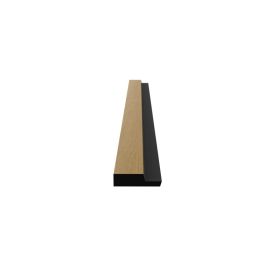 Päätylista Nordium vaalea tammi uros 12 x 22 x 2600 mm