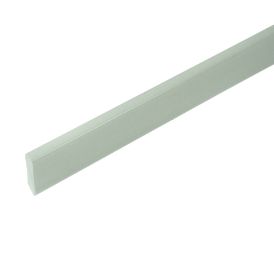 Jalkalista Dione vaaleanharmaa 40 x 10 x 2750 mm