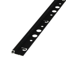 Laattalista Dione Pyöreä Carbon Black 8 mm 2,7 m