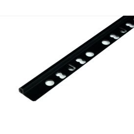 Laattalista Dione PVC 8 mm pyöreä musta 2,7 m