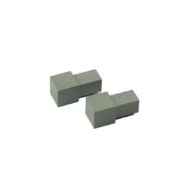 Laattalistan kulmapala Dione 10 mm neliö Mud Rustic