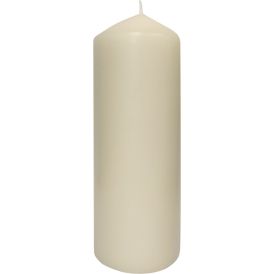 Lyhtykynttilä 8 x 25 cm luonnonvalkoinen
